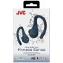 JVC HA-EC25T Auriculares Deportivos TWS con Gancho de Oreja, Azul